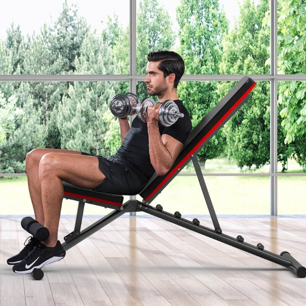 Banca fitness reglabila, pliabila, MR-1561, Merach - 1 | YEO