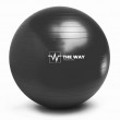 Minge fitness ANTI BURST, pompa inclusa, 55 cm, negru, TheWay Fitness 