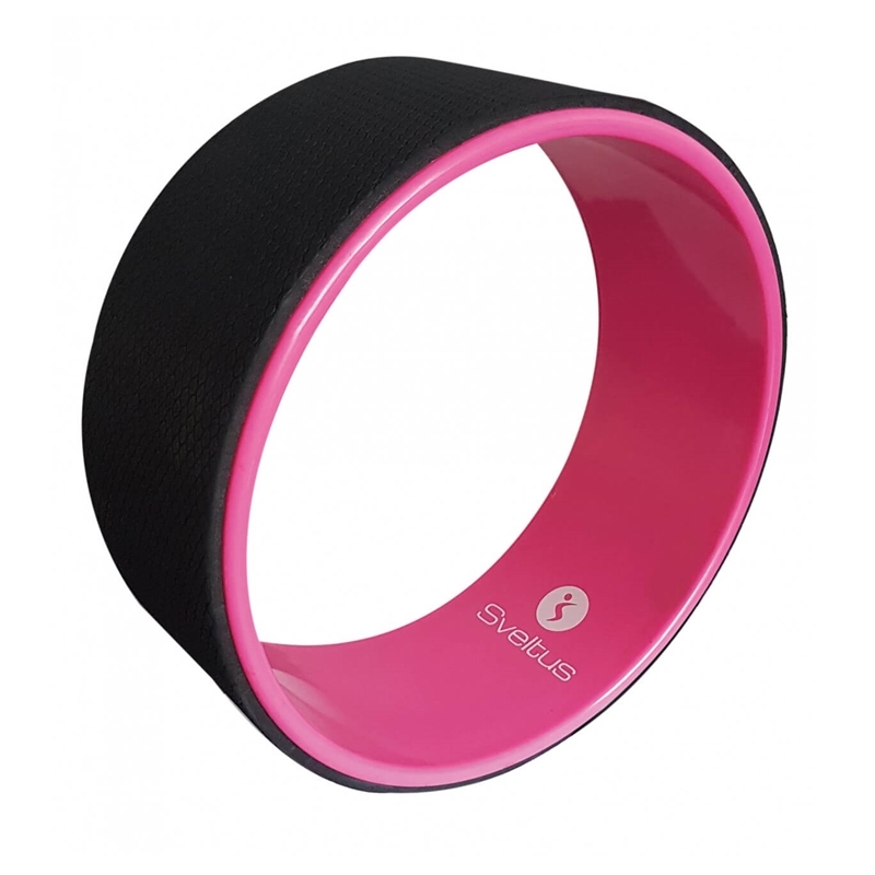 Roata Yoga 33 cm, roz, Sveltus Accesorii imagine 2022