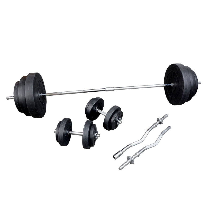 SET GREUTATI FITNESS BARA + DISCURI 91KG, OW1306, TheWay Fitness fitlife.ro imagine 2022