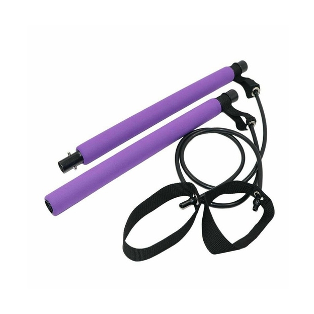 Bara fitness cu corzi elastice ajustabile, YJB001-2, Hiperlion fitlife.ro